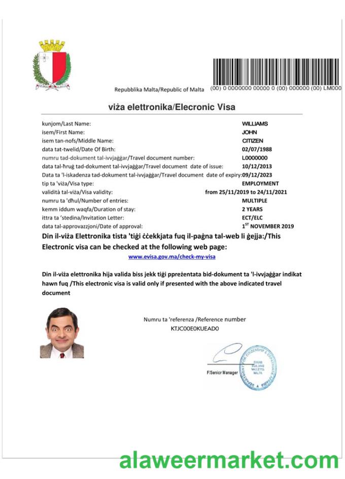 MALTA e-visa